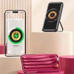 Power Bank Inalámbrico Ultra Delgado de 200,000 mAh con Soporte