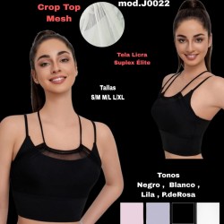 Crop top mesh